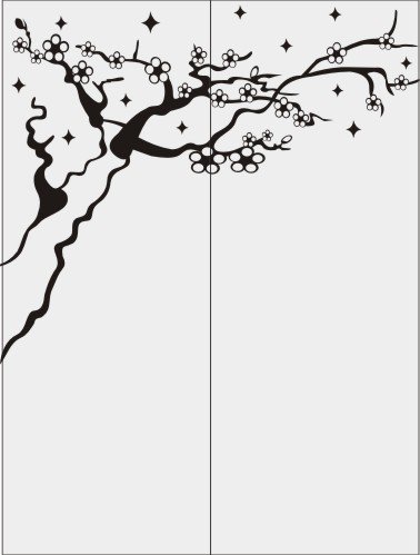 Пескоструйный рисунок Дерево 31